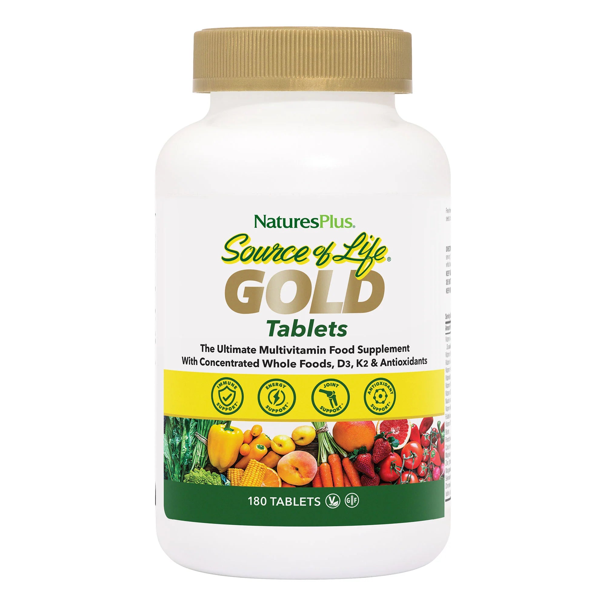 Natures Plus Source of Life Gold 180 Tablets