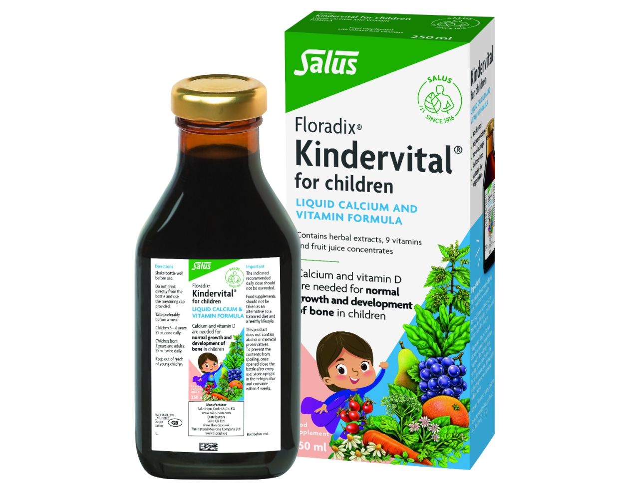 Floradix Kindervital Formula For Children 250ml