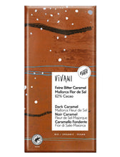 Vivani Organic Chocolate Dark Salted Caramel 62% 80g