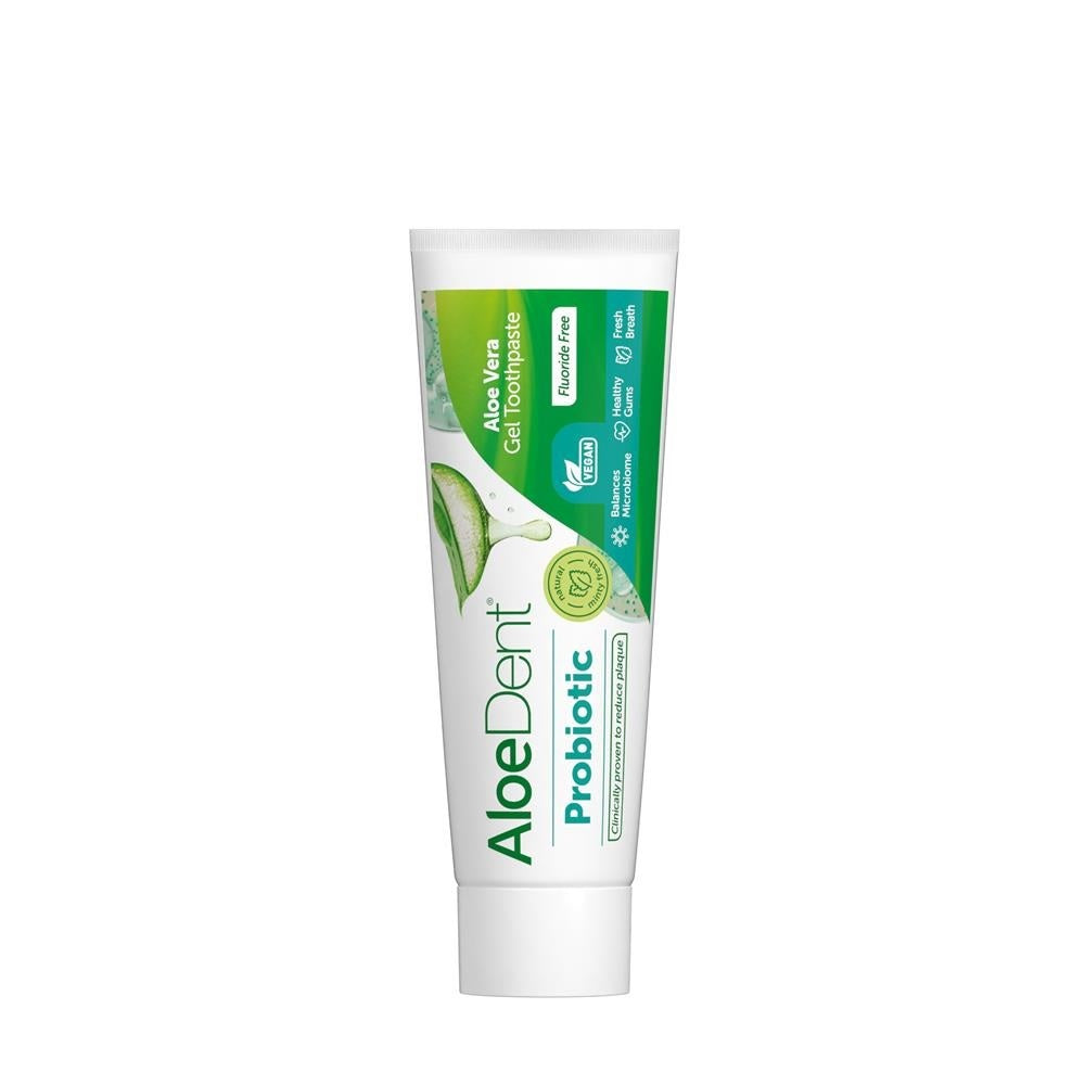 Aloe Dent Probiotic Toothpaste Fluoride Free 75ml