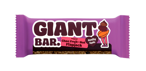 Ma Baker Giant Bar Choc, Fruit & Nut Flapjack 100g