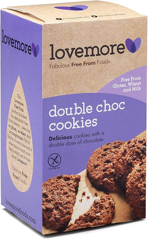 Lovemore Double Choc Cookies G/F 150g