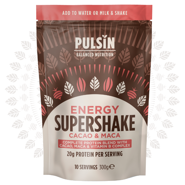 Pulsin Energy Supershake Cacao & Maca Protein Blend 300g