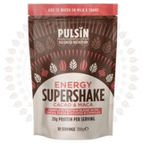 Pulsin Energy Supershake Cacao & Maca Protein Blend 300g