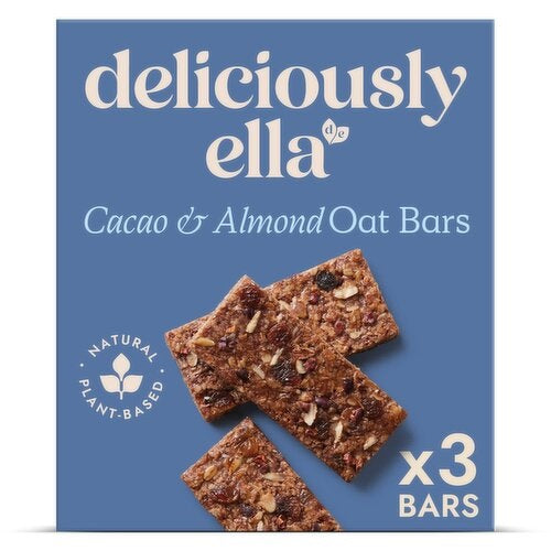 Deliciously Ella Cacao & Almond Bar Gluten Free Vegan Multipack 3x50g