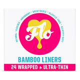 Flo Bamboo Liners, Wrapped & Ultra-Thin DB 24pads