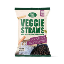 Eat Real Veggie Straws Sea Salt & Black Pepper 110g