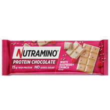 Nutramino Protein Chocolate Bar White Raspberry Crunch 50g