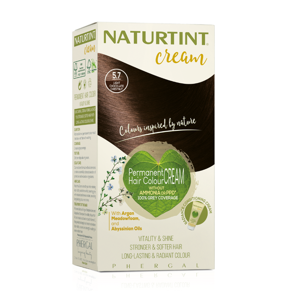 Naturtint 5.7 Light Chocolate Chestnut Permanent Cream 150ml