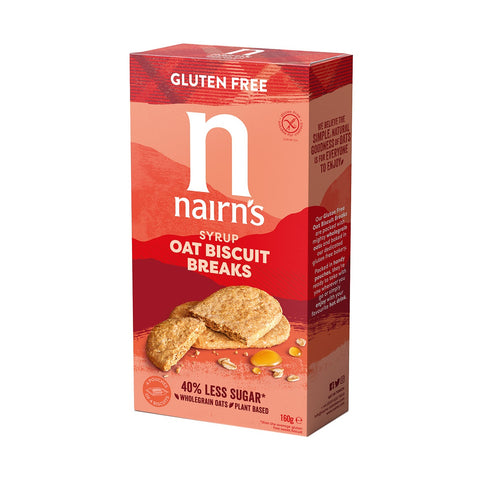 Nairns Biscuit Break Oats & Syrup Gluten Free 160g