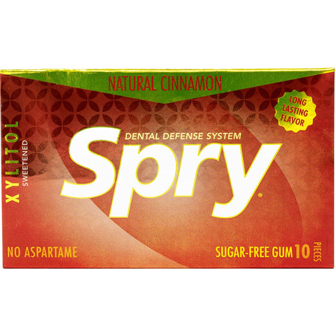 Spry Cinnamon Gum with Xylitol 10Pce