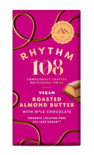 Rhythm 108 Organic Choc Tablet - Roasted Almond 100g GF Vegan