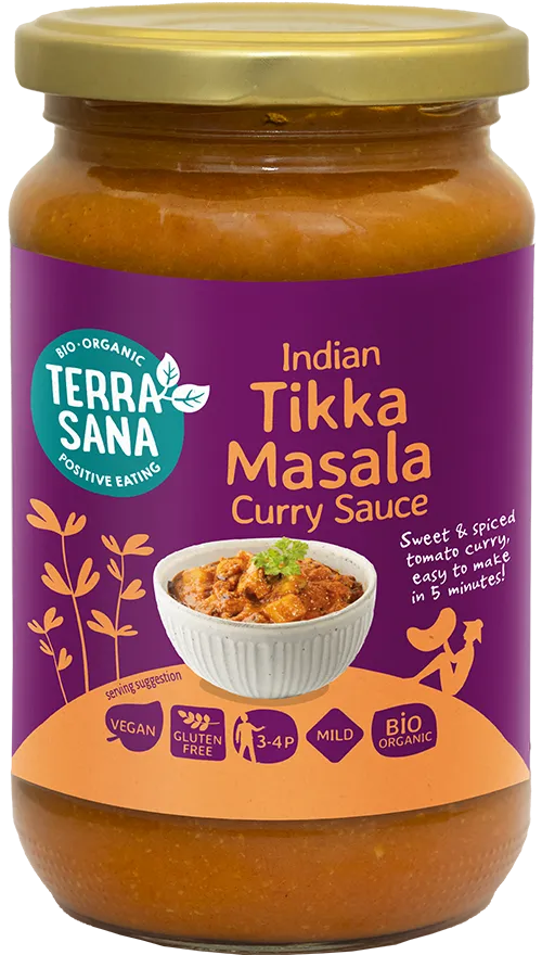 TerraSana Organic Curry Sauce Tikka Masala 350g GF