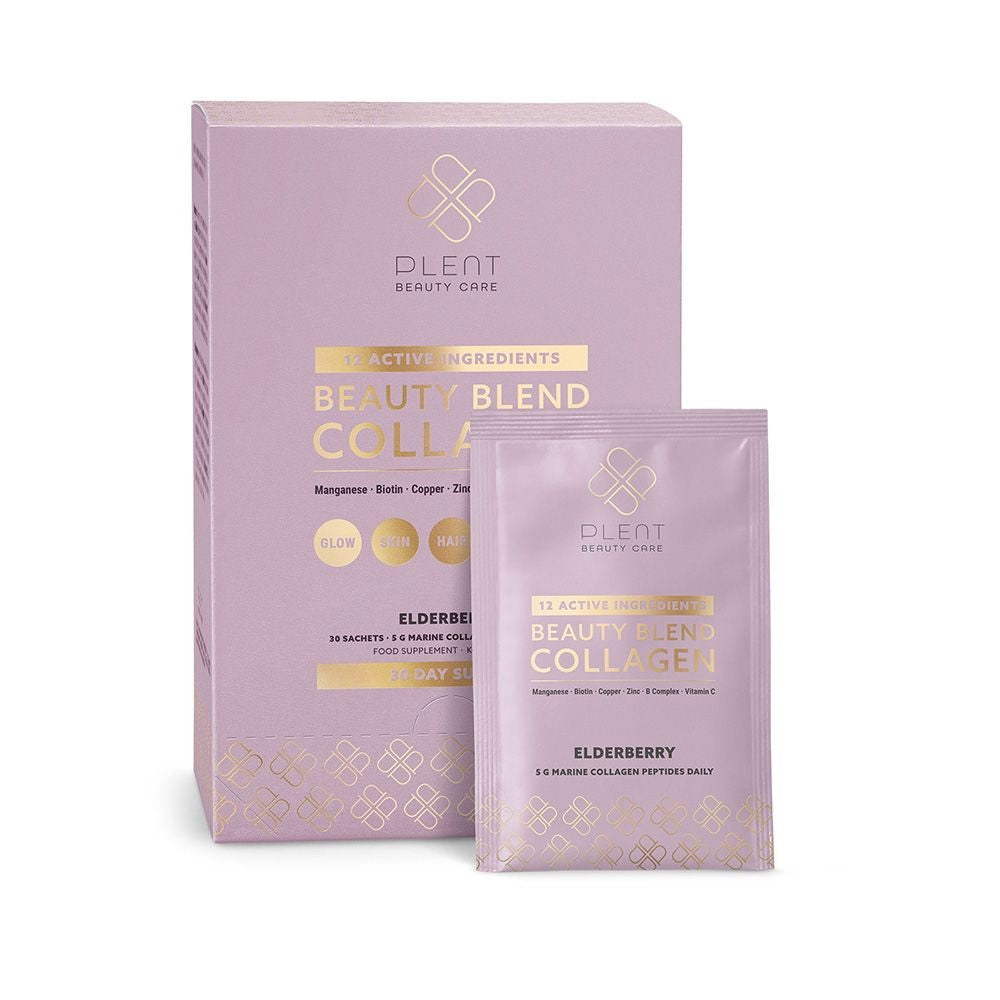 Plent Beauty Blend Collagen - Elderberry 30 Sachet