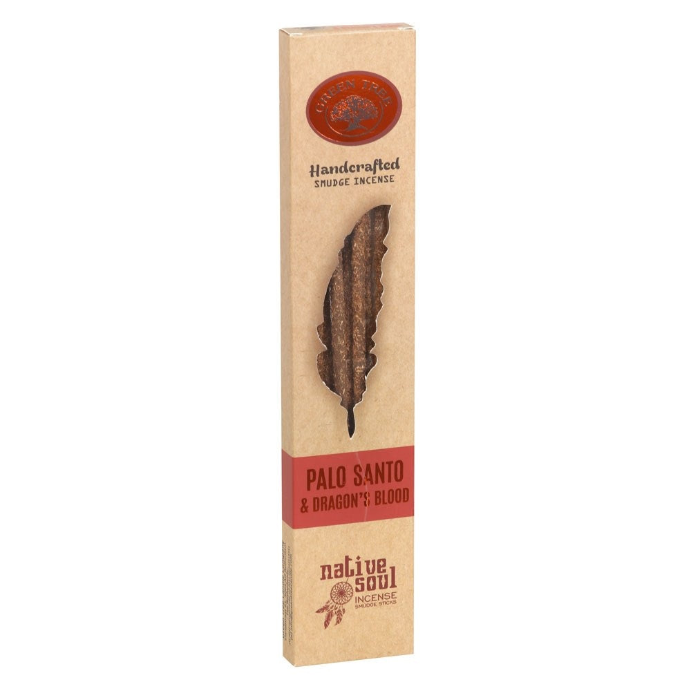 Green Tree Handcrafted Incense 8 Smudge Sticks Palo Santo & Dragons Blood