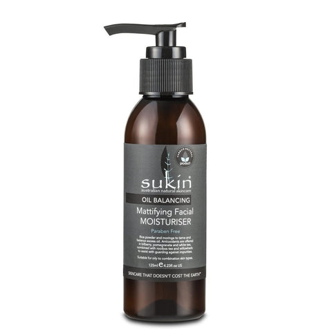 Sukin Oil Balancing Mattifying Facial Moisturiser 125ml