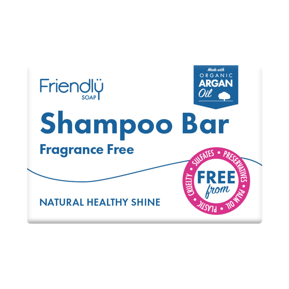 Friendly Soap Fragrance Free Shampoo Bar 95g