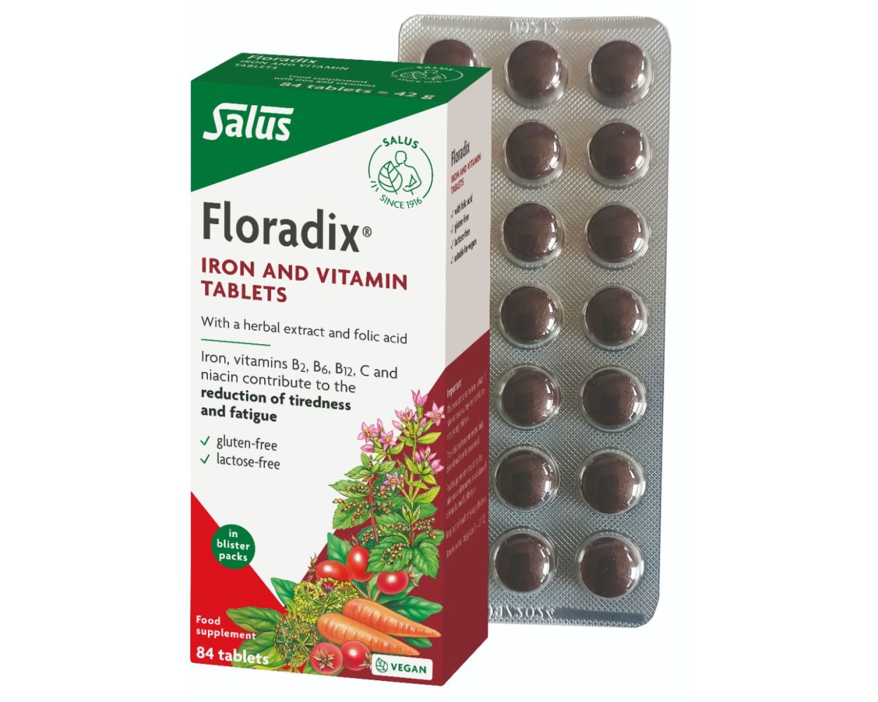 Floradix Tablets 84 Caps