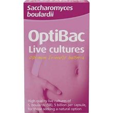Optibac Probiotics - Saccharomyces Boulardii - Health Store Macroom