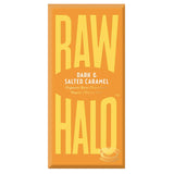 Raw Halo Organic Dark Choc Salted Caramel Raw 70g