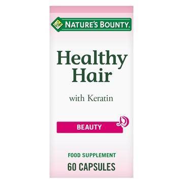 Natures Bounty Healthy Hair with Keratin 60 Caps