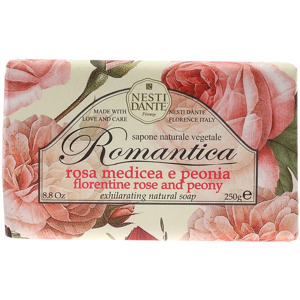 Nesti Dante Romantica Florentine Rose and Peony Soap 250g