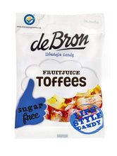 De Bron Fruit Toffees Sugar Free 90G