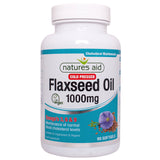 Natures Aid Flaxseed Oil Capsules 100mg 90Caps
