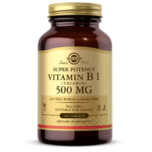 Solgar Vitamin B1 500 mg (Thiamin) Tablets 100